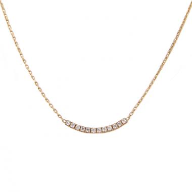 Collier Messika en or rose et diamants