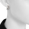 Mauboussin Le Premier Jour hoop earrings in white gold and diamonds - Detail D1 thumbnail