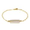 Victoria Casal bracelet in yellow gold,  diamonds and mother of pearl - 00pp thumbnail