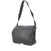 Louis Vuitton beggar's bag in anthracite grey taiga leather and black canvas - 00pp thumbnail