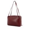 Celine handbag in burgundy box leather - 00pp thumbnail