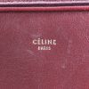 Celine bolso de mano en cuero box color burdeos - Detail D3 thumbnail