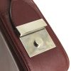 Celine bolso de mano en cuero box color burdeos - Detail D4 thumbnail