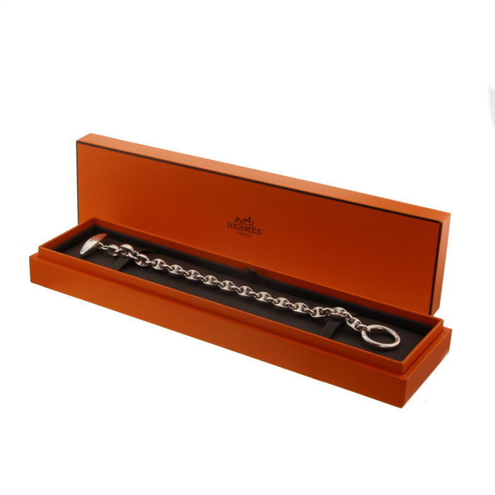 Hermes Neptune 1990's bracelet in silver