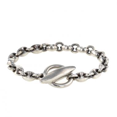 Brazalete Hermes Neptune en plata