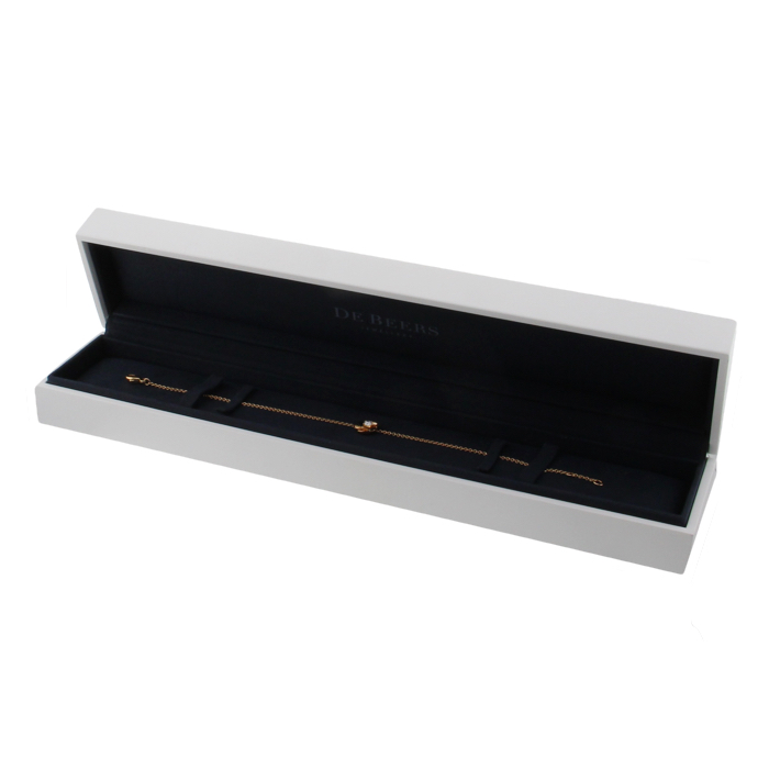 Bracelet De Beers en or rose et diamant