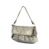 Fendi handbag in metallic grey leather - 00pp thumbnail