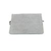 Lanvin pouch in grey suede - 360 Back thumbnail