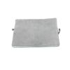 Pochette Lanvin in camoscio grigio - 360 Front thumbnail