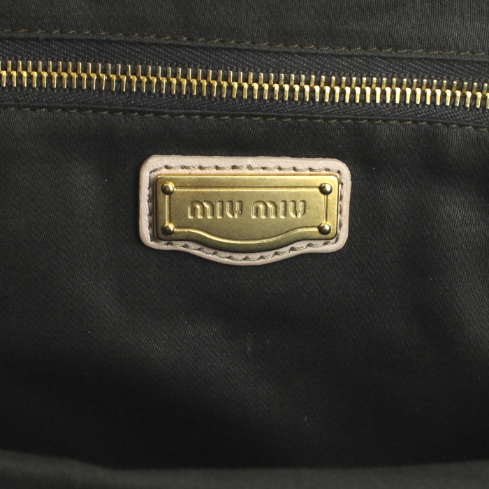 Borsa Miu Miu in pelle trapuntata rosa - Detail D3