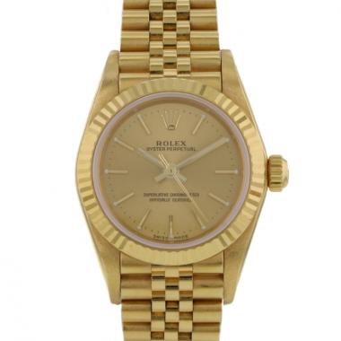 Rolex Lady Oyster Perpetual in yellow gold Circa  2002