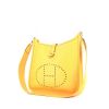 Hermes Evelyne small model handbag in yellow epsom leather - 00pp thumbnail