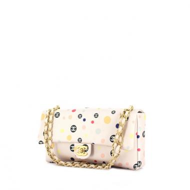 Chanel handbag in powder pink silk