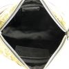 Bolso bandolera Dolce & Gabbana en ante negro y cuero dorado - Detail D2 thumbnail