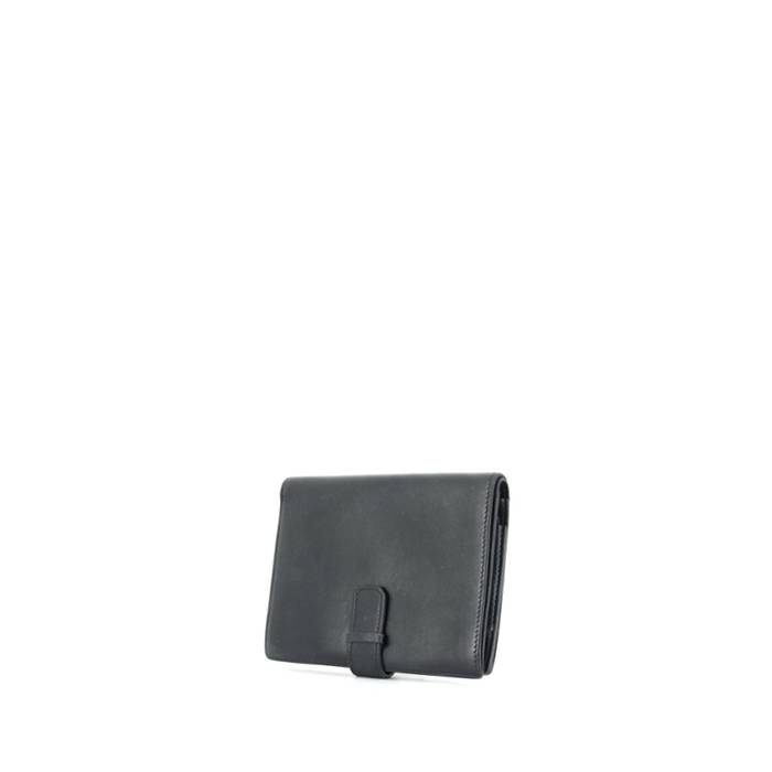 Hermes wallet in black box leather