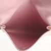 Bolso de mano Louis Vuitton Mott en charol Monogram rosa y cuero natural - Detail D3 thumbnail