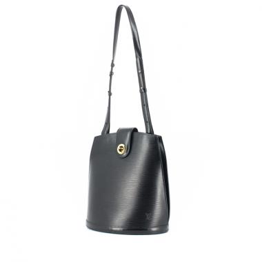Louis Vuitton bolso de mano Cluny en cuero Epi negro