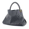 Louis Vuitton small model handbag in blue monogram leather - 00pp thumbnail