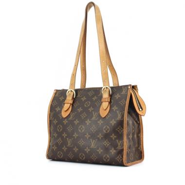 Louis Vuitton Popincourt handbag in monogram canvas and natural leather