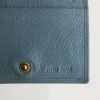 Porte-monnaie Miu Miu en cuir bleu - Detail D3 thumbnail