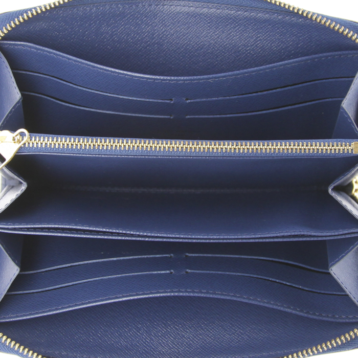 Louis Vuitton wallet in blue leather - Detail D2