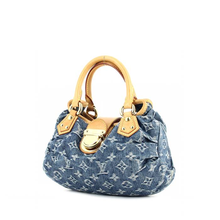 Louis Vuitton, Bags, Stunning Louis Vuitton Denim Pleaty Shoulder