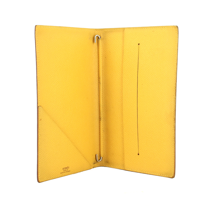Hermes porte agenda en cuir gold - Detail D1