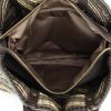 Bolso de mano Salvatore Ferragamo en cuero marrón, beige y color topo - Detail D4 thumbnail