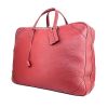 Hermes Victoria travel bag in burgundy togo leather - 00pp thumbnail