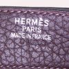 Porte-documents Hermès Sac à dépêches en toile marron et cuir marron - Detail D3 thumbnail