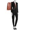 Louis Vuitton sac à dos Gobelins - Backpack en cuir épi marron - Detail D1 thumbnail
