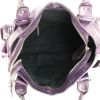 Balenciaga Classic City handbag in purple leather - Detail D4 thumbnail