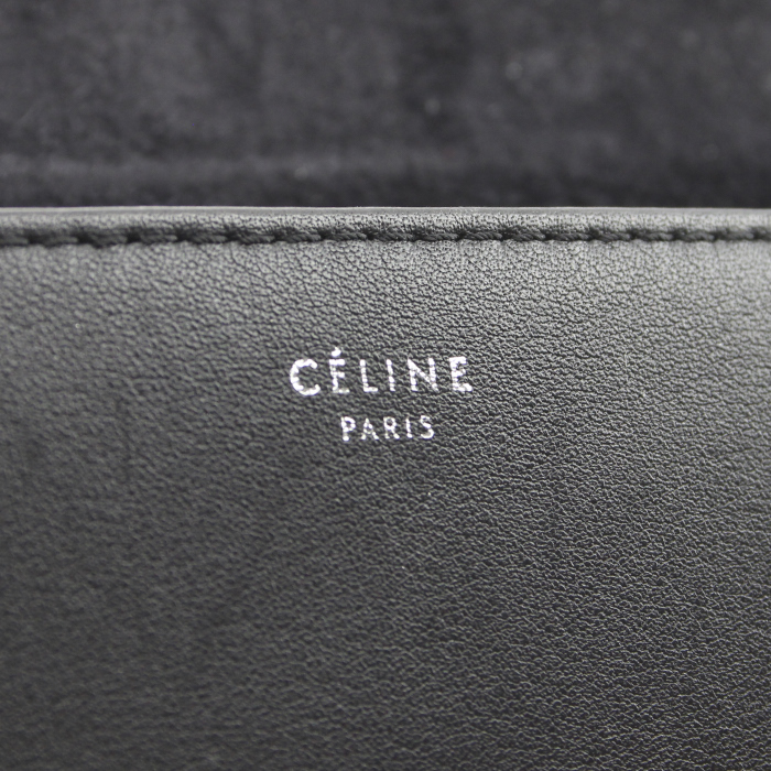 Celine pouch in black and white patent leather - Detail D3