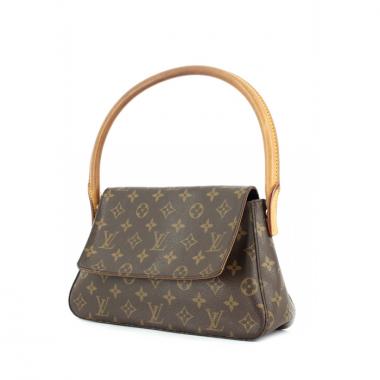 Borsa Louis Vuitton in tela monogram e pelle naturale