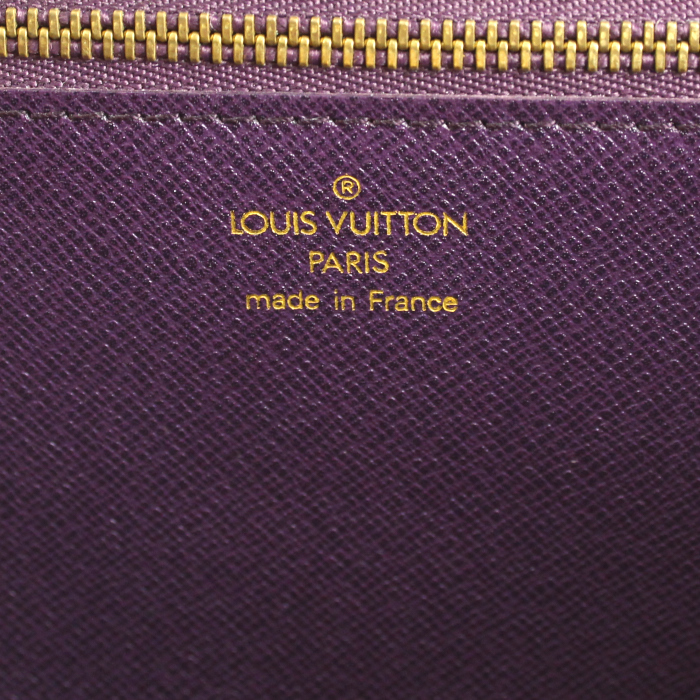 Bolso/bolsito Louis Vuitton en cuero Epi amarillo - Detail D3
