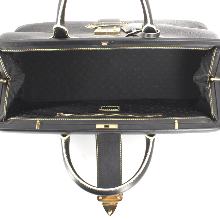 Borsa Louis Vuitton L'aimable in pelle suhali nera - Detail D2