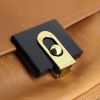 Lanvin handbag in brown leather - Detail D4 thumbnail