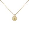 Mikimoto necklace in yellow gold,  diamond and cultured pearl - 00pp thumbnail