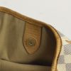 Louis Vuitton Galliera medium model handbag in azur damier canvas and natural leather - Detail D3 thumbnail