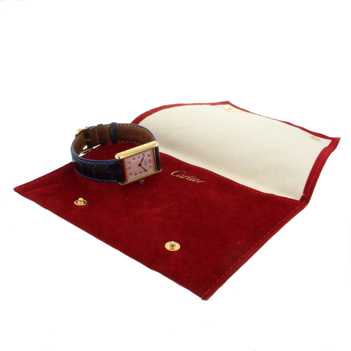 Reloj Cartier Tank Must de vermeil Circa  1990 - Detail D2