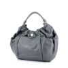 Salvatore Ferragamo handbag in grey leather - 00pp thumbnail