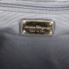 Salvatore Ferragamo handbag in grey leather - Detail D4 thumbnail