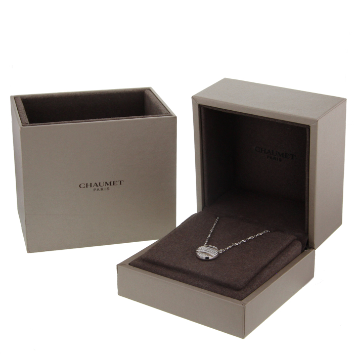 Chaumet Class One necklace in white gold and diamonds - Detail D2