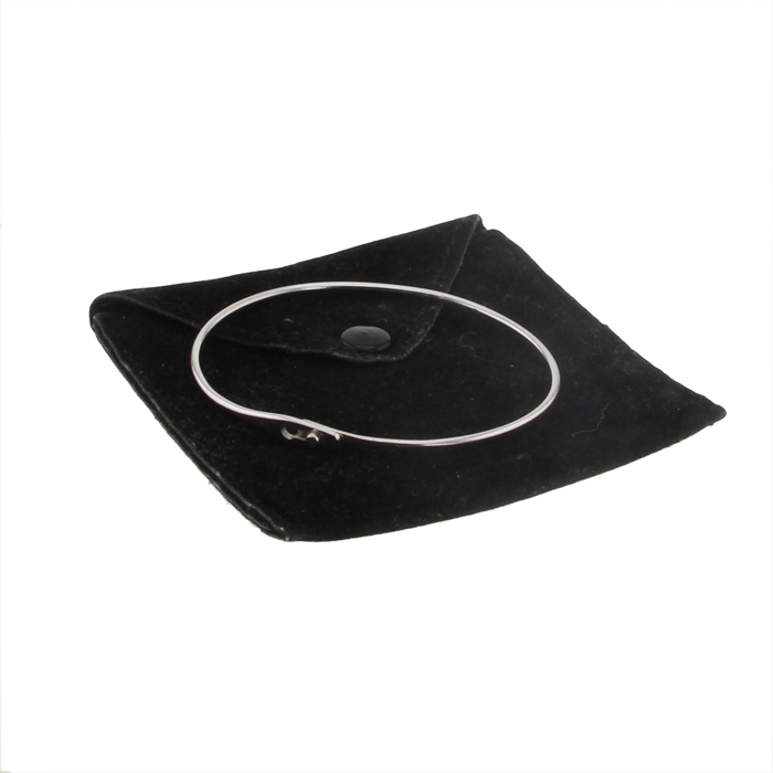 Bracelet rigide ouvrant Dinh Van Serrure petit modèle en or blanc