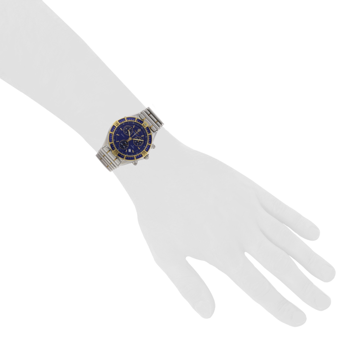 Breitling J.class watch in gold and stainless steel Circa 2000 - Detail D1