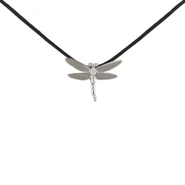Tiffany & Co Libellule brooch-pendant in white gold and diamonds