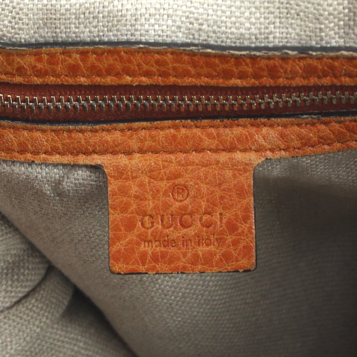 Borsa Jackie in pelle arancione - Detail D4