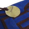 Pierre Hardy sac/pochette en daim bleu et marron - Detail D5 thumbnail