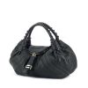 Fendi Spy handbag in black grained leather - 00pp thumbnail
