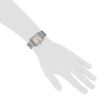 Cartier Tank Française watch in stainless steel Ref:  2303 Circa  2000 - Detail D1 thumbnail